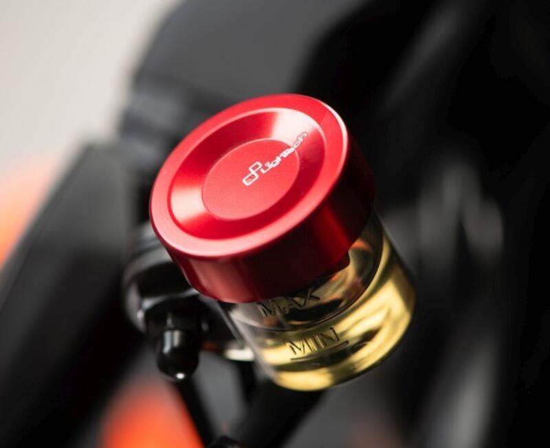 Coperchio Pompa Freno/Frizione per Ktm, Ducati Rosso